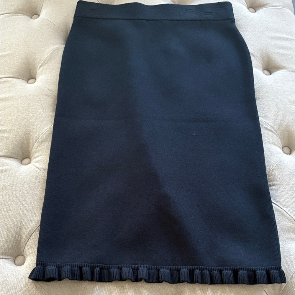 CLUB MÓNACO Elegant Blue Ruffle Skirt size M - Picture 11 of 12